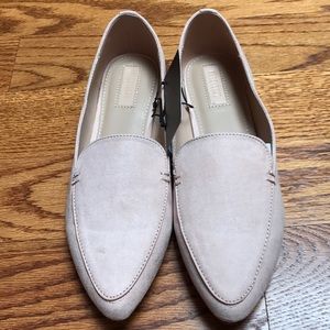 NWT- Forever 21 pale pink loafers- size 7 1/2